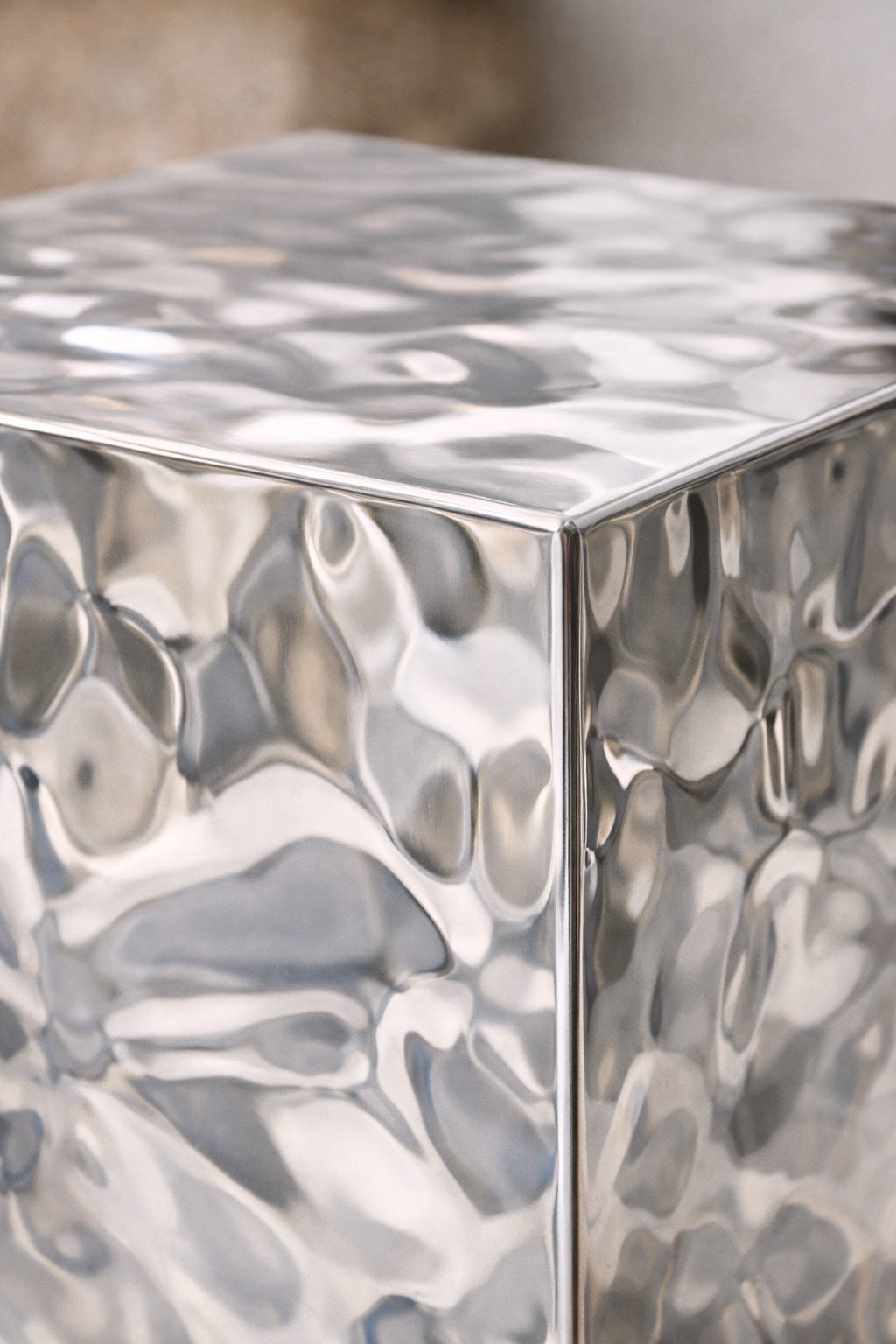 AURA — Sculptural Metal Pedestal