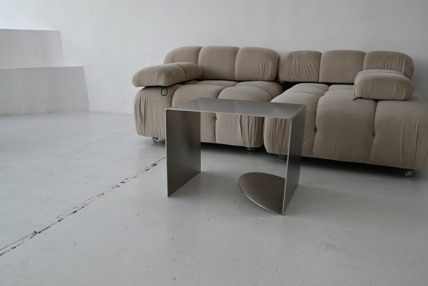 VELIENTO Stainless Steel Side Table