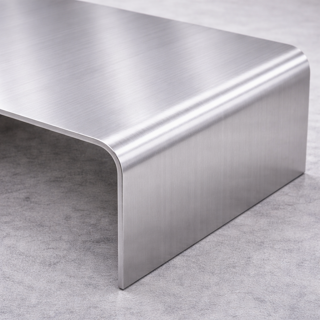 FLOW – Sculptural Waterfall Aluminum Coffee Table