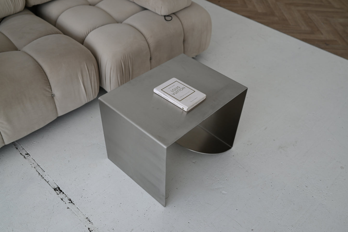 VELIENTO Stainless Steel Side Table