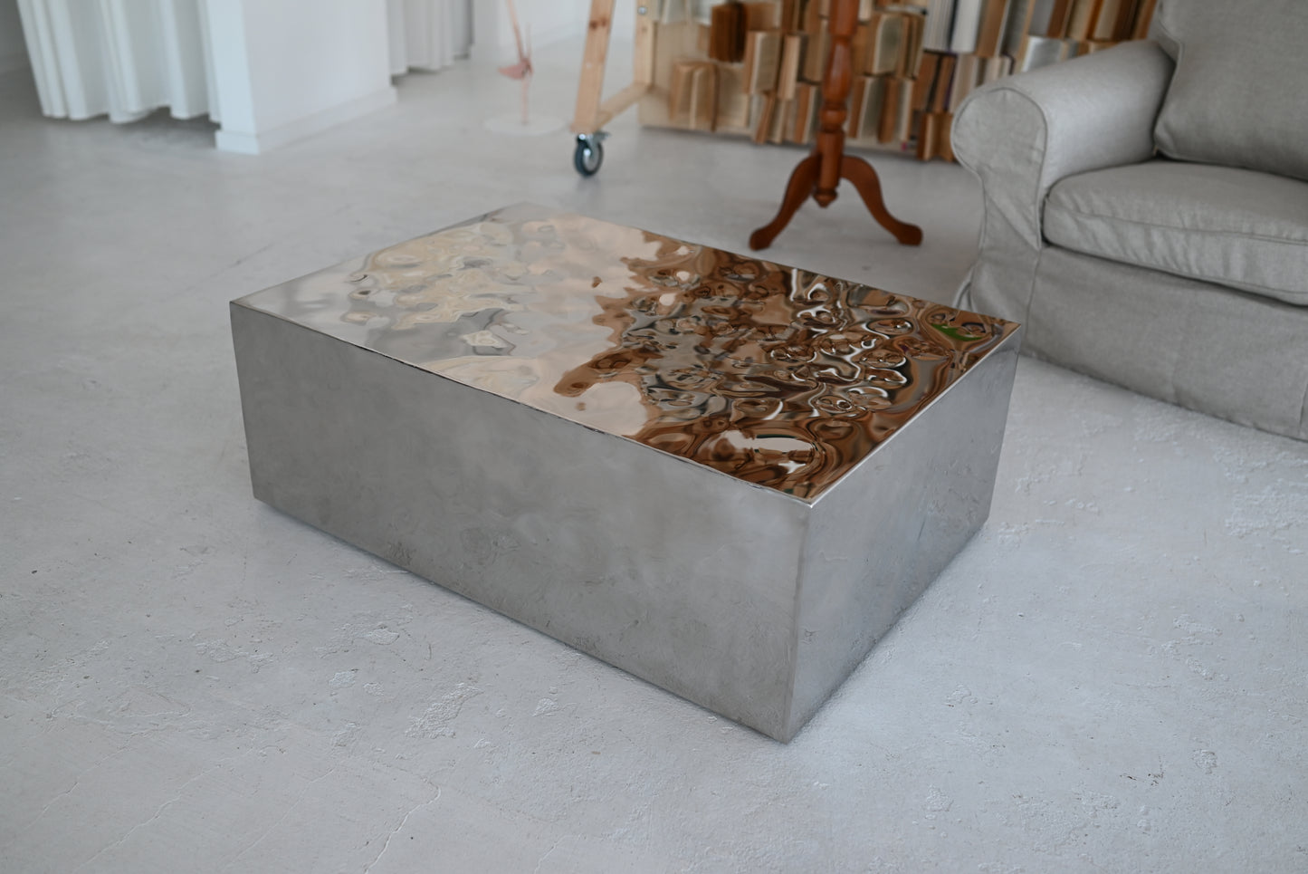 MIRAGE — Sculptural Stainless Steel Table