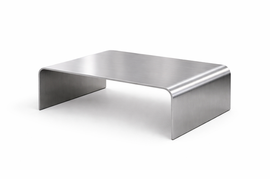 FLOW – Sculptural Waterfall Aluminum Coffee Table