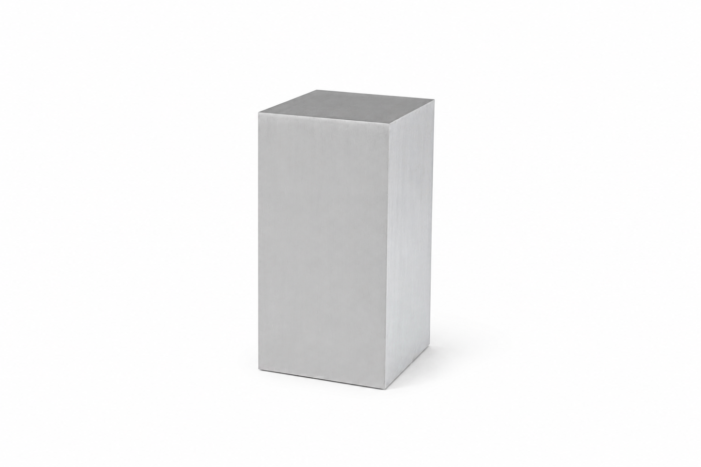 Veliento Silent Block – Brushed Aluminum Pedestal