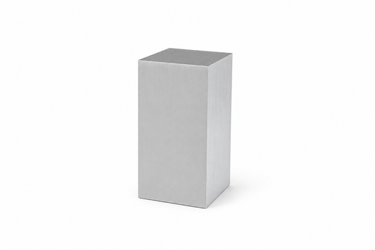 Veliento Silent Block – Brushed Aluminum Pedestal