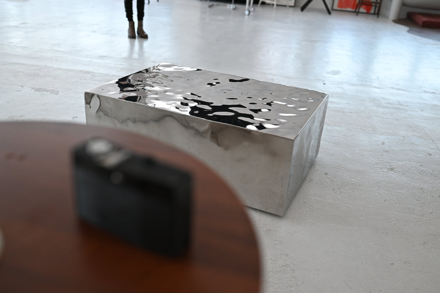 MIRAGE — Sculptural Stainless Steel Table