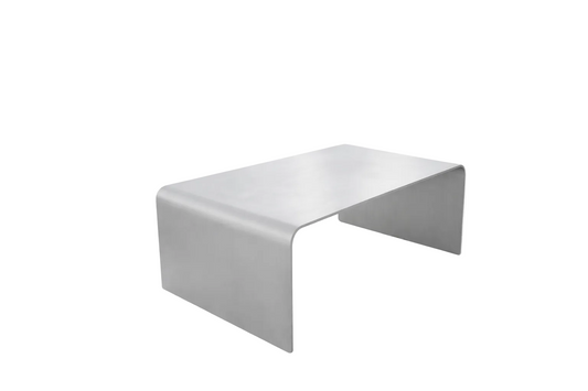 FLOW – Sculptural Waterfall Aluminum Coffee Table