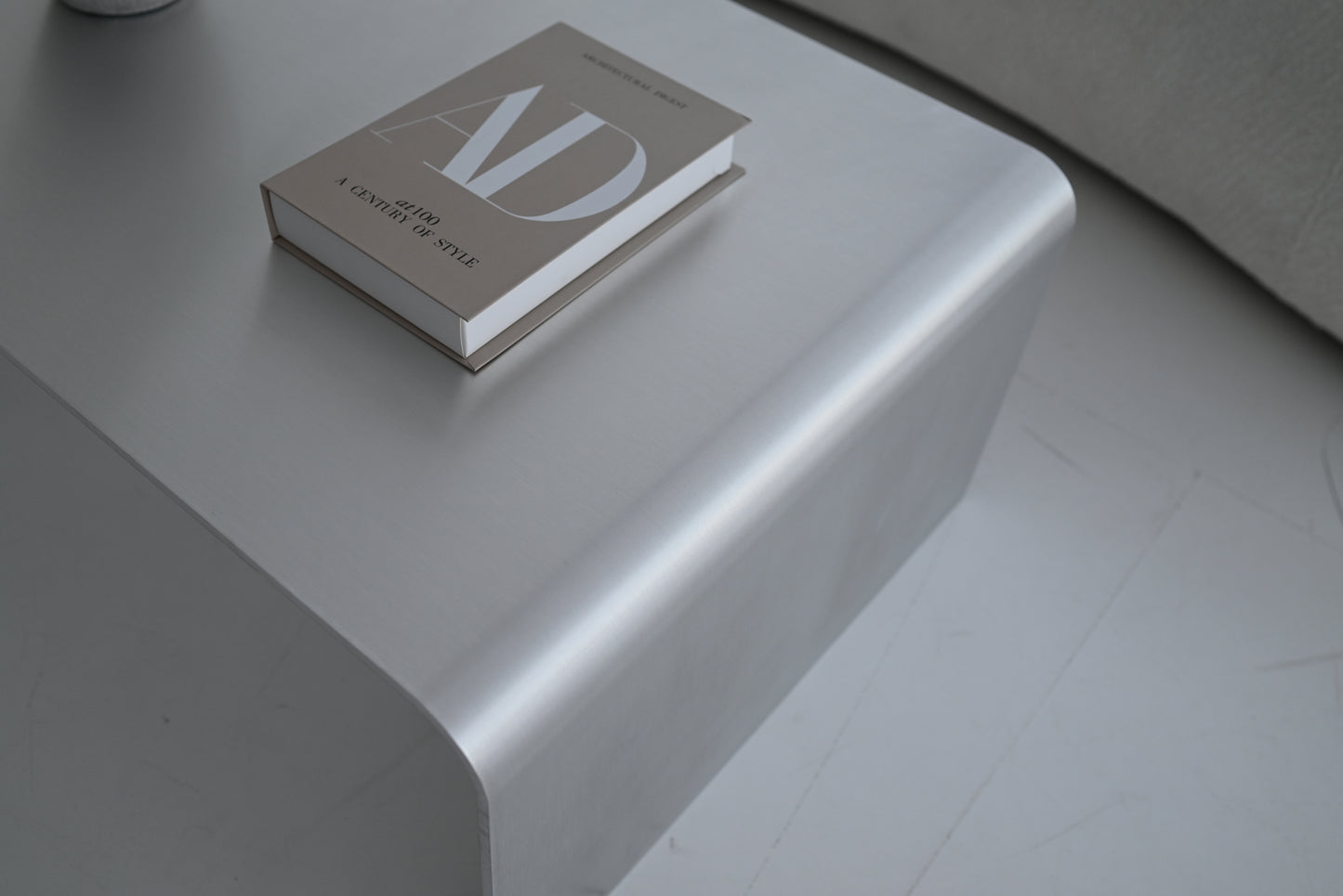FLOW – Sculptural Waterfall Aluminum Coffee Table