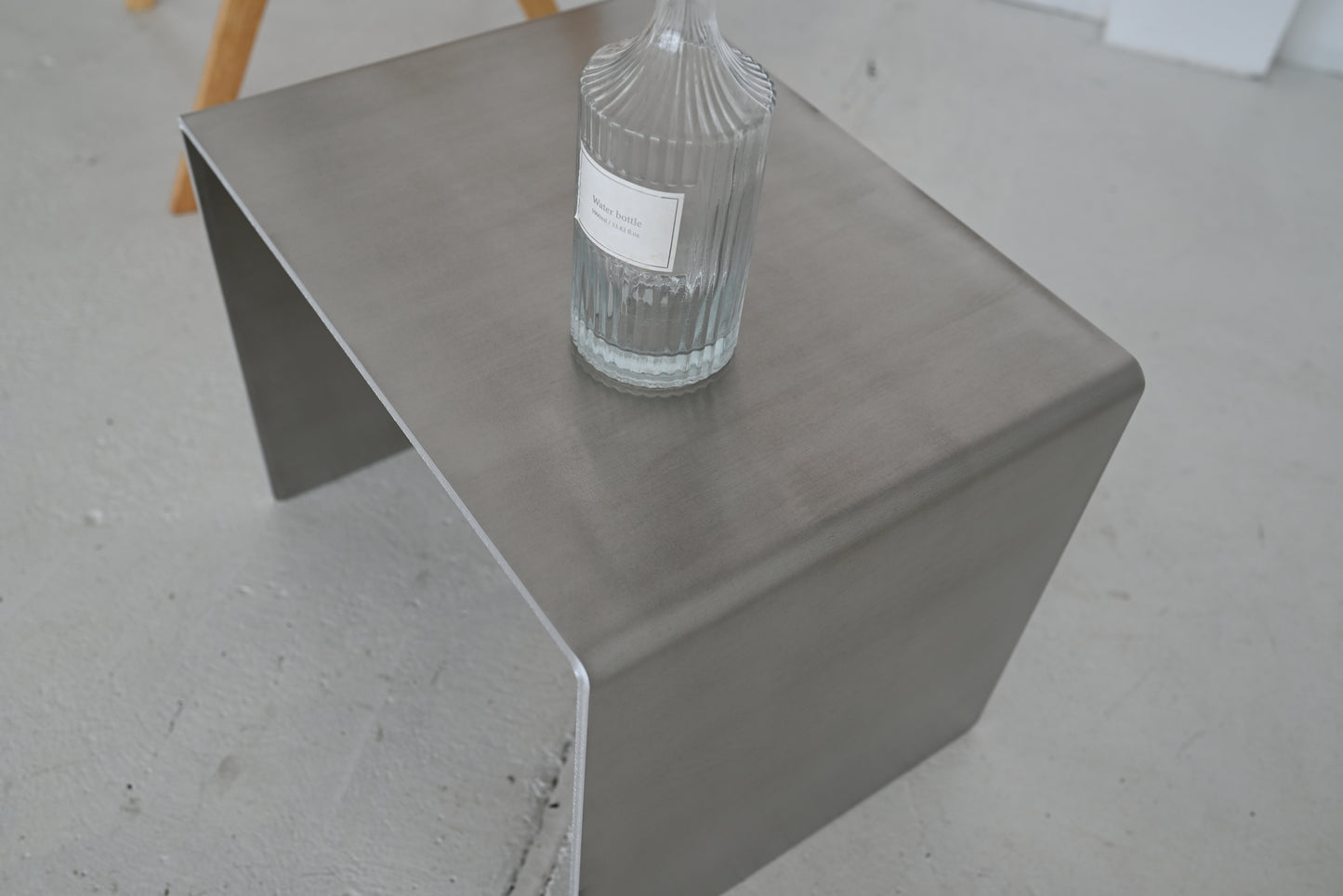 Minimalist Aluminum Side Table 10mm | Modern Sculptural Accent Table