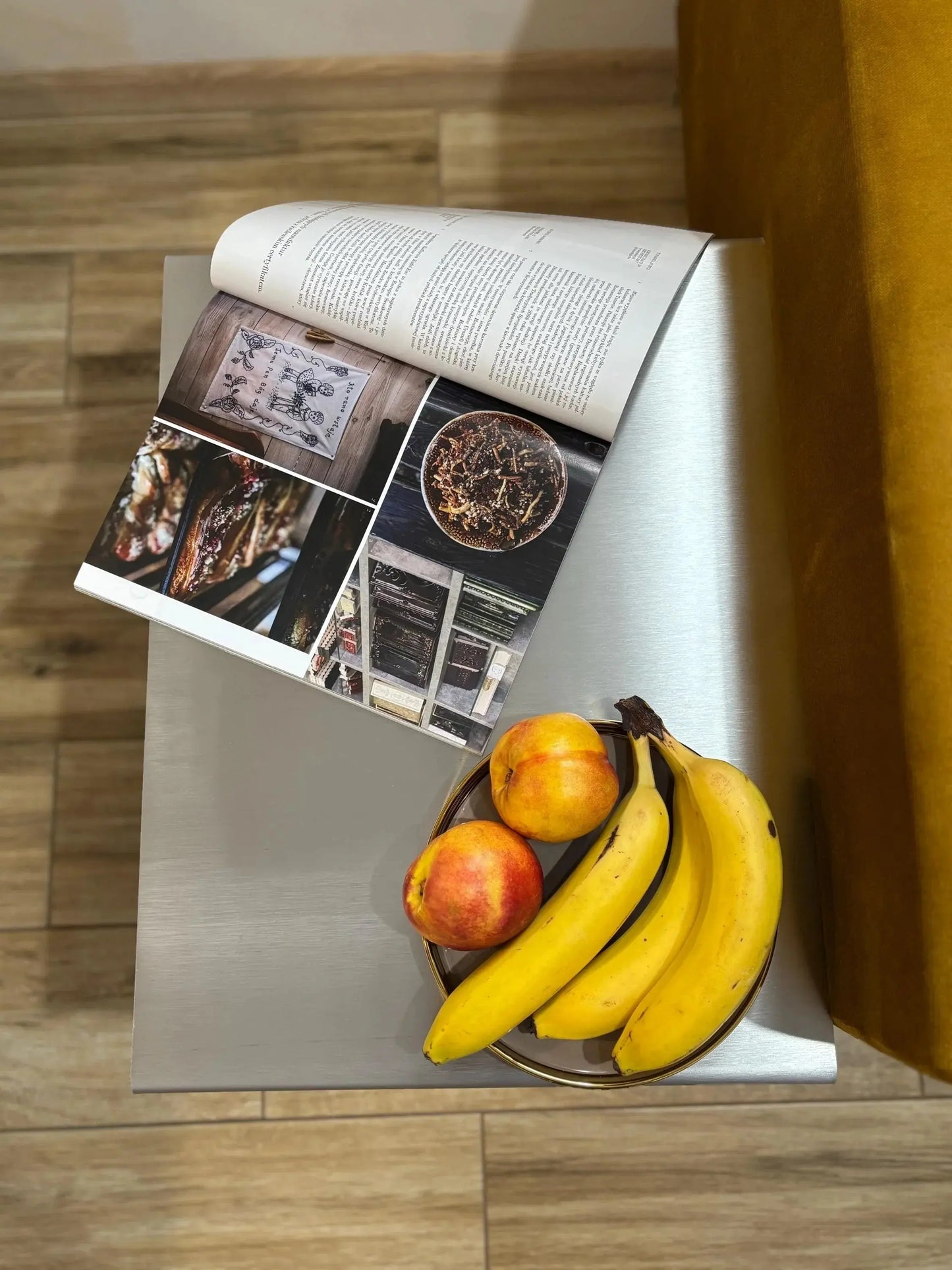 VELIENTO Stainless Steel Side Table - Veliento