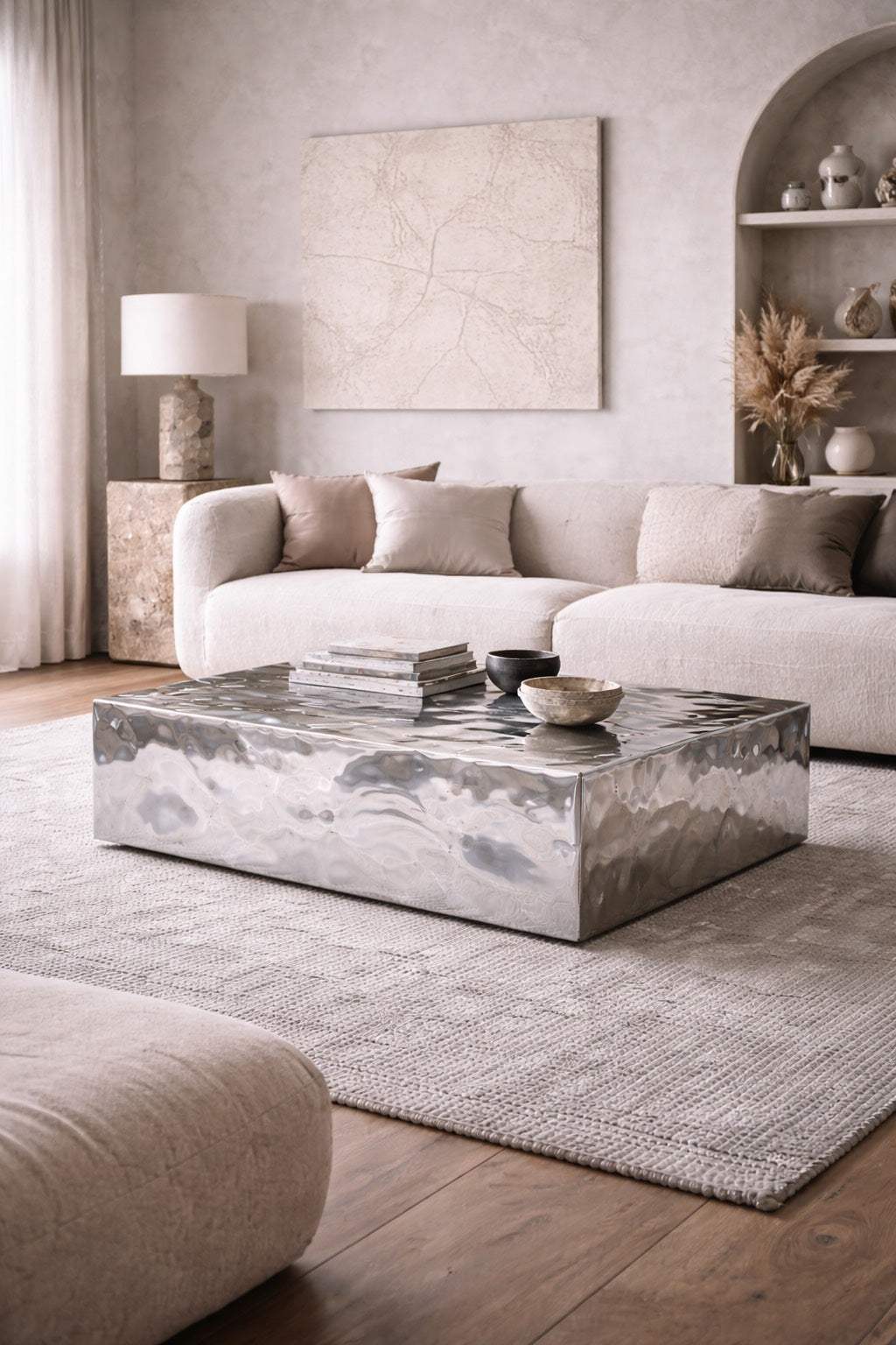 MIRAGE — Sculptural Stainless Steel Table