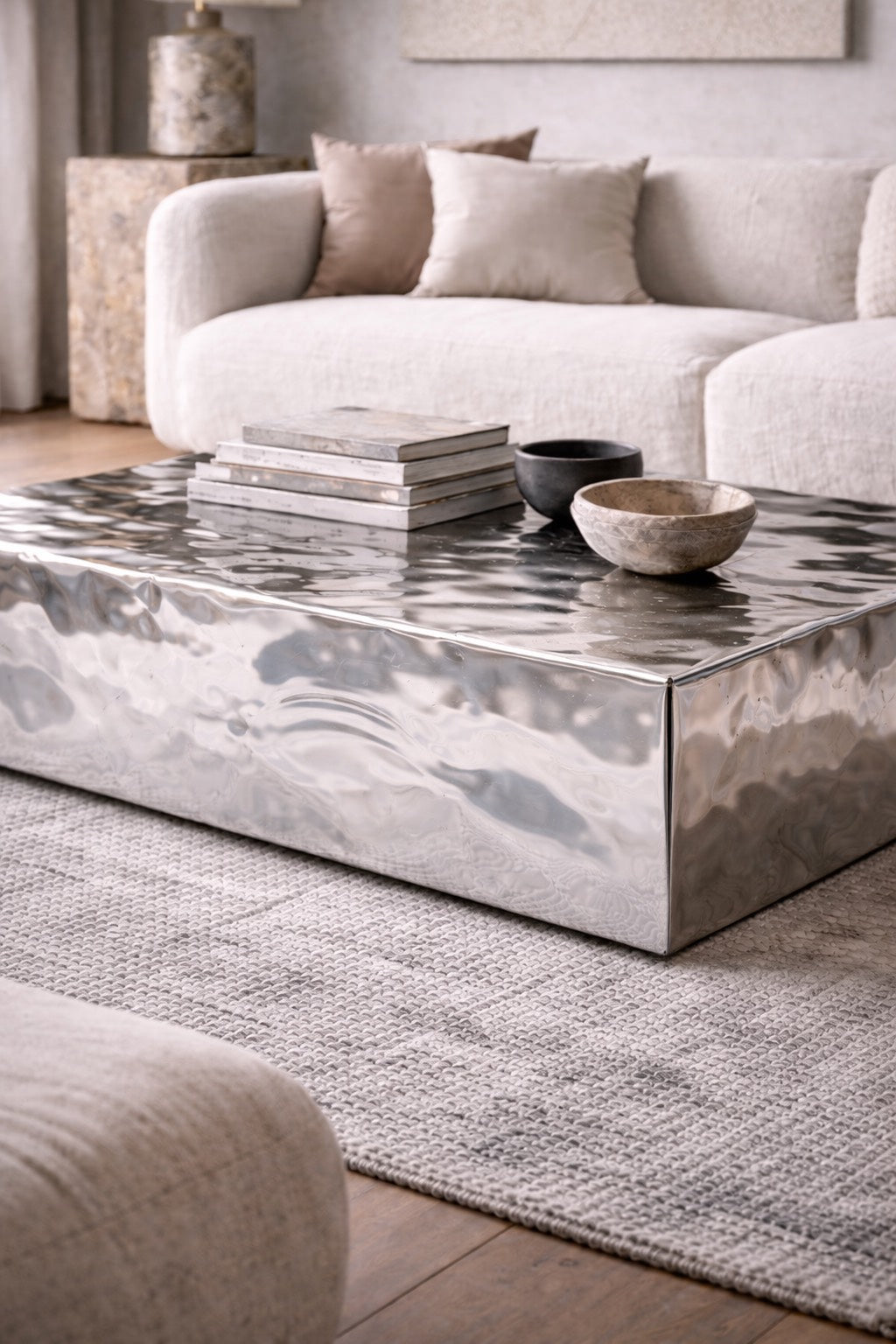 MIRAGE — Sculptural Stainless Steel Table
