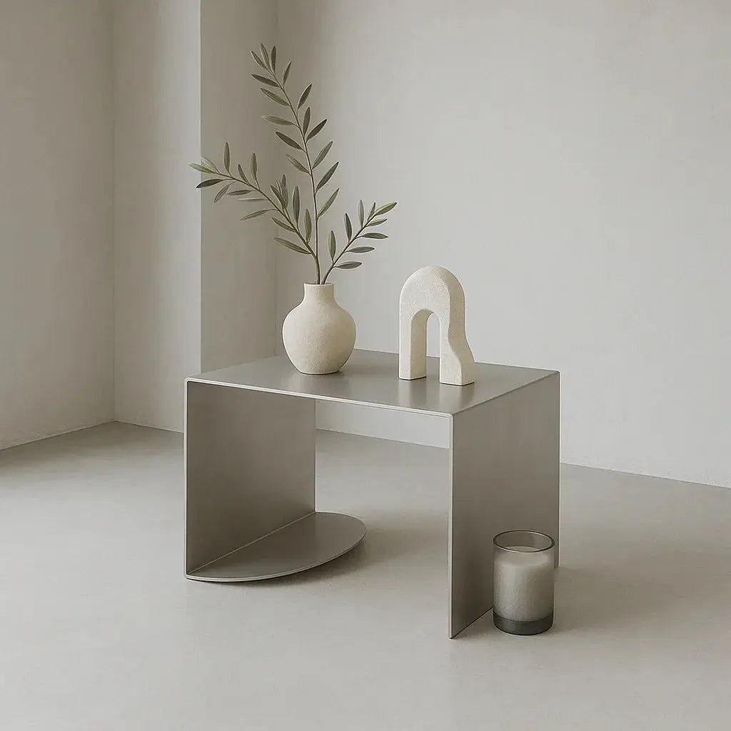 VELIENTO Stainless Steel Side Table - Veliento