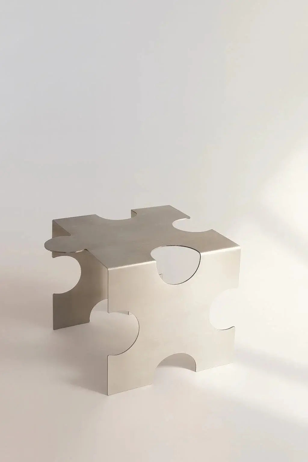 VELIENTO Stainless Steel Puzzle Coffee Table - Veliento